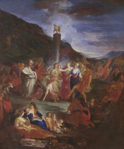 Adoration of the Golden Calf by Nicolas Bertin